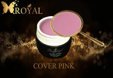 Royal gel Камуфлирующий однофазный гель COVER PINK, 50 мл 10009 - фото 46