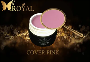 Royal gel Камуфлирующий однофазный гель COVER PINK, 15 мл. 10010